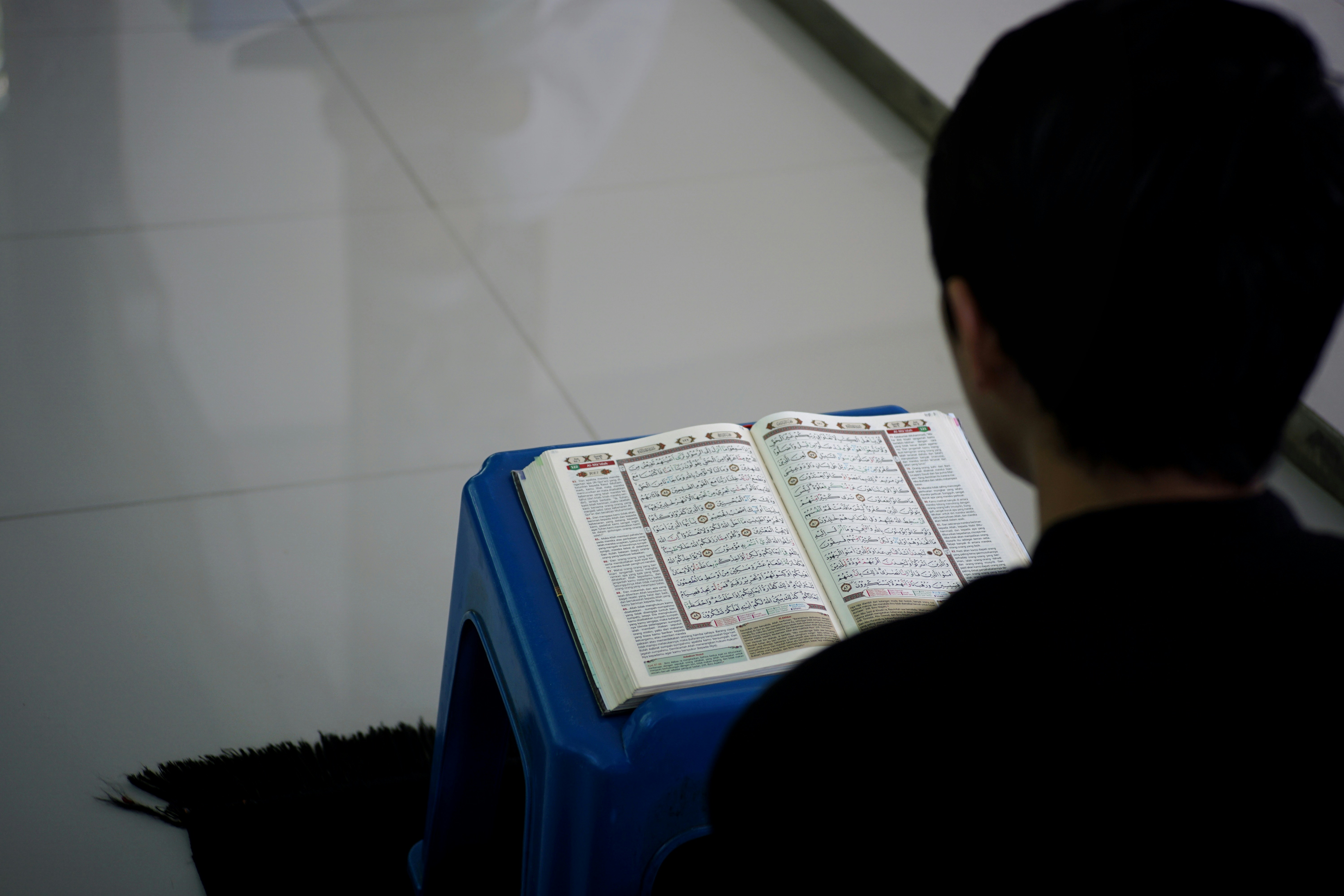Students learning at Madrasah